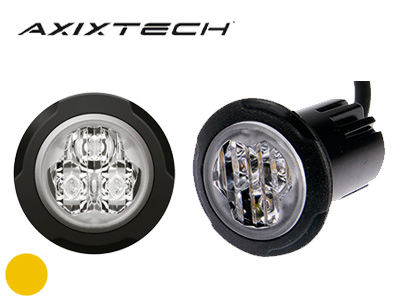 LED strobe light 3 LED amber 12–24V ECE R65