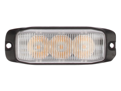 LED strobe light 3 LED amber 12–24V ECE R65
