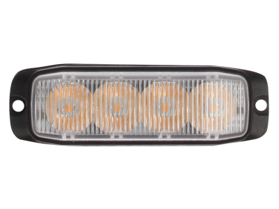 LED strobe light 4 LED amber 12–24V ECE R65