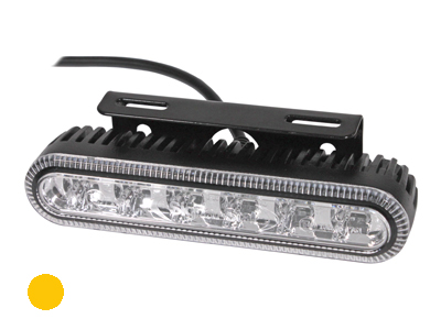 LED strobe light amber 12–24V ECE R65