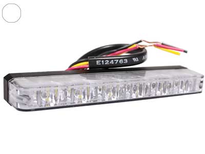 LED strobe light ES6 white 12–24V ECE R65