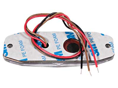 LED strobe light 3 LED amber 12–24V ECE R65