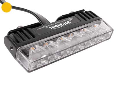 LED strobe light amber 10–33V