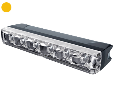 LED strobe light ED6 amber 12–24V ECE R65