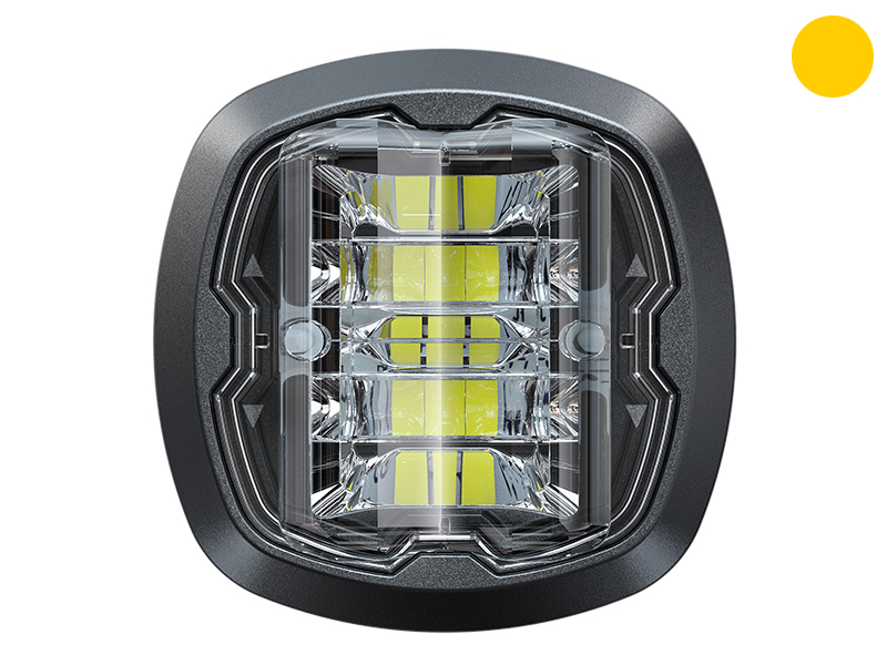 Axixtech LED стробоскоп широкий угол CR06-W жёлтый
