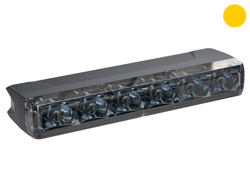 LED strobe light ED6 amber 12–24V ECE R65
