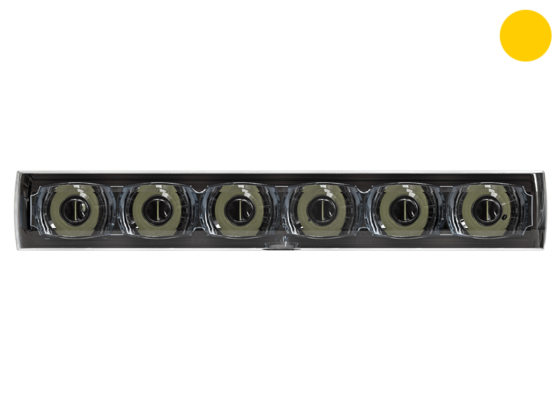 LED strobe light ED6 amber 12–24V ECE R65