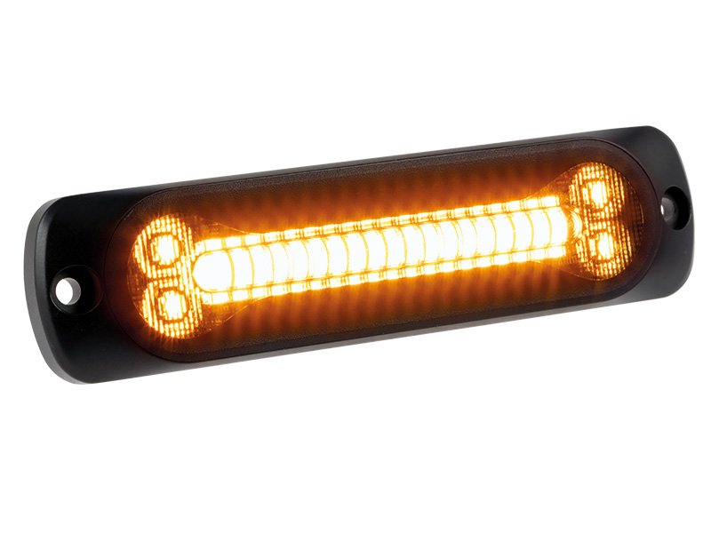 Optibeam Dark Phantom SX6 LED strobe ST6 amber 12–24V ECE R65