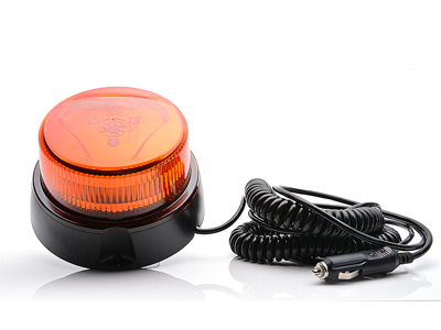LED beacon amber magnetic mount 12–24V ECE R65
