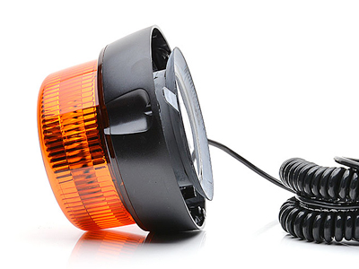 LED beacon amber magnetic mount 12–24V ECE R65