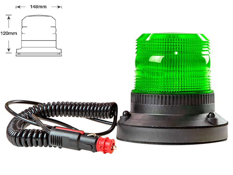 LED beacon green 12–24V