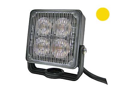 LED strobe light amber 10–30V