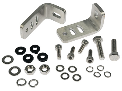 Auxiliary light installation kit (2 L-brackets)