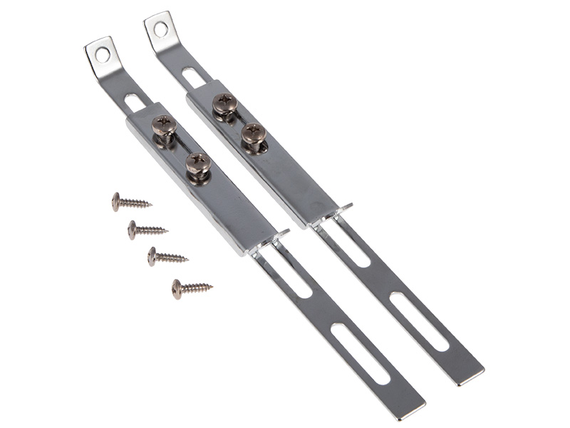 Auxiliary light bracket 200mm (2pcs), chrome