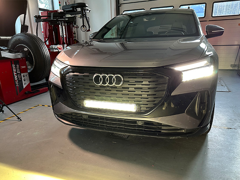 Optibeam DSM Integra auxiliary light kit Super Captain Dual 600 — Audi Q4 e-tron 2021–