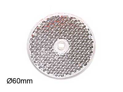 Helkur liimitav ümar valge 60 mm