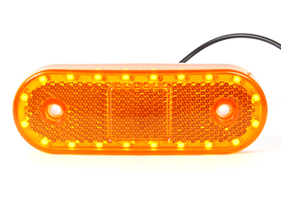 LED marker light amber 12–24V 114×40 mm (1606-27730)
