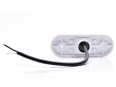 LED ääretuli punane 12–24V 114×40 mm