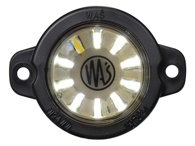 LED ääretuli ümar valge 12–24V 60,5 mm (1606-27738)