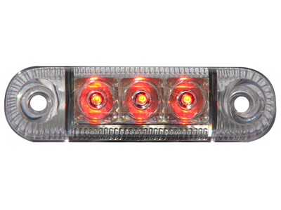 LED ääretuli punane 12–24V 84×24 mm (1606-27743)