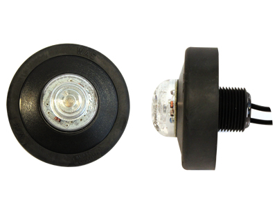 LED ääretuli punane 12–24V 60,6 mm