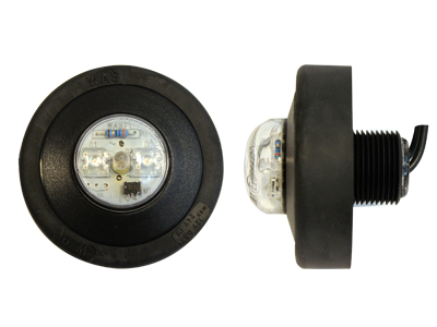 LED ääretuli kollane 12–24V 60,6 mm