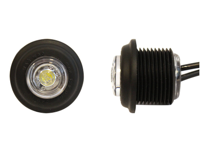 LED ääretuli ümar valge 12–24V 29 mm
