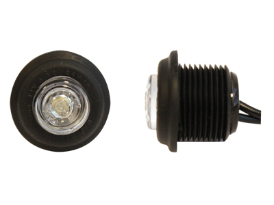 LED ääretuli ümar punane 12–24V 29 mm