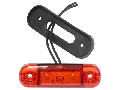 LED ääretuli punane 12–24V 84×24 mm (1606-27755)