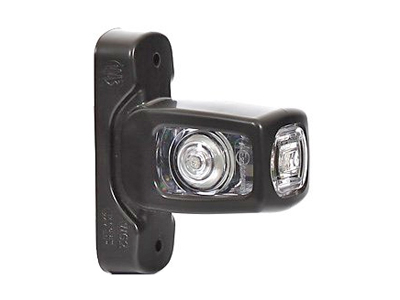 WAS LED ääretuli kummivarrega 12–24V 84×103×33 mm