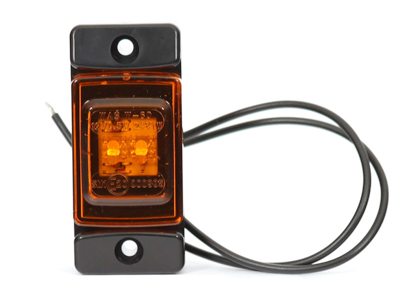 LED ääretuli kollane 12–24V 73×32×23 mm