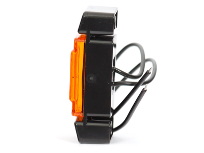 LED ääretuli kollane 12–24V 73×32×23 mm