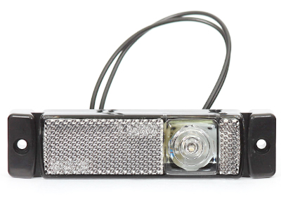 LED ääretuli valge 12–24V 130×32×20.50 mm