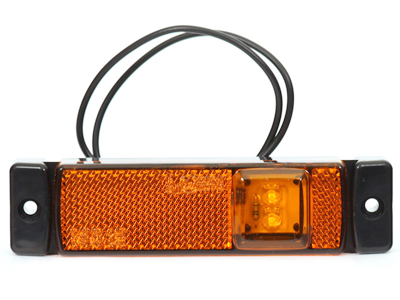 LED ääretuli kollane 12–24V 130×32×20.50 mm