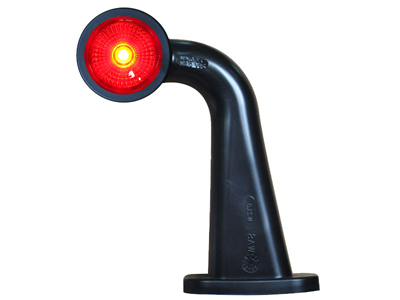 LED ääretuli kummivarrega punane parem 12–24V 181.50×157.50 mm