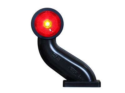 LED ääretuli kummivarrega punane parem 12–24V 149 mm