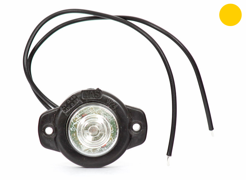 LED ääretuli kollane 12–24V Ø57.50×26.50 mm