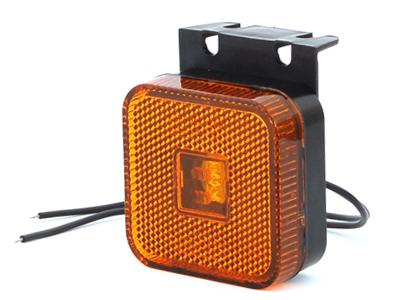 LED ääretuli kollane 65×65×28 mm