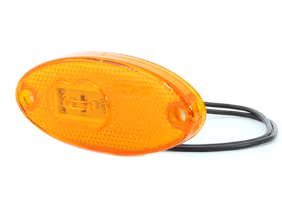 LED ääretuli kollane 12–24V 102×46×12 mm