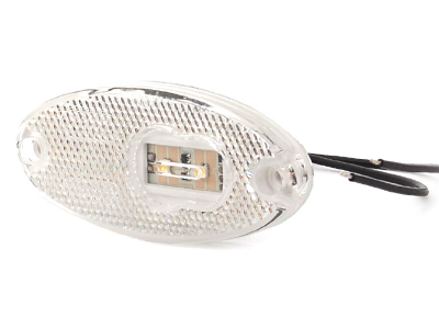 LED ääretuli valge 12–24V 102×46×12 mm