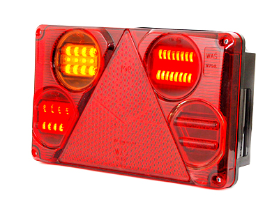 LED haagise tagatuli vasak 12–24V 232×142×59 mm