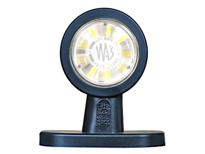 WAS LED marker light rubber arm left 12–24V 98×89 mm