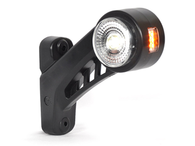 LED marker light rubber arm left 12–24V 130×131 mm