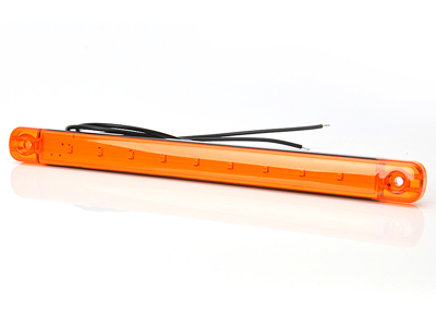 LED ääretuli kollane 12–24V 238×20.60×10.40 mm