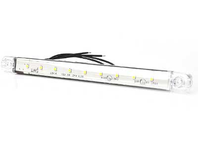 LED ääretuli valge 12–24V 238×20.60×10.40 mm