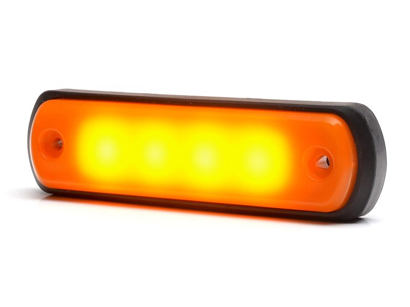 LED ääretuli kollane 12–24V 110×31 mm