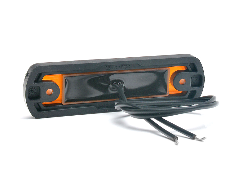 LED ääretuli kollane 12–24V 110×31 mm