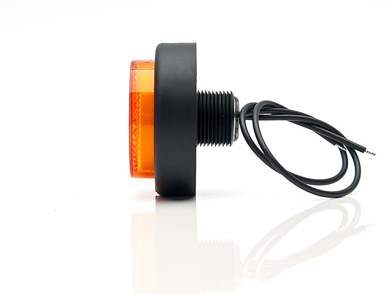 LED ääretuli ümar kollane 12–24V