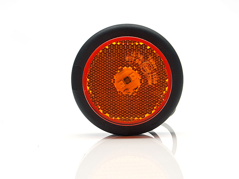 LED ääretuli ümar kollane 12–24V