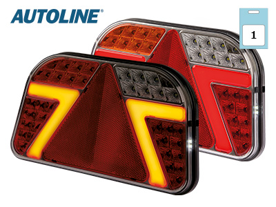 LED tagatuli vasak 12–24V 240×140×31 mm